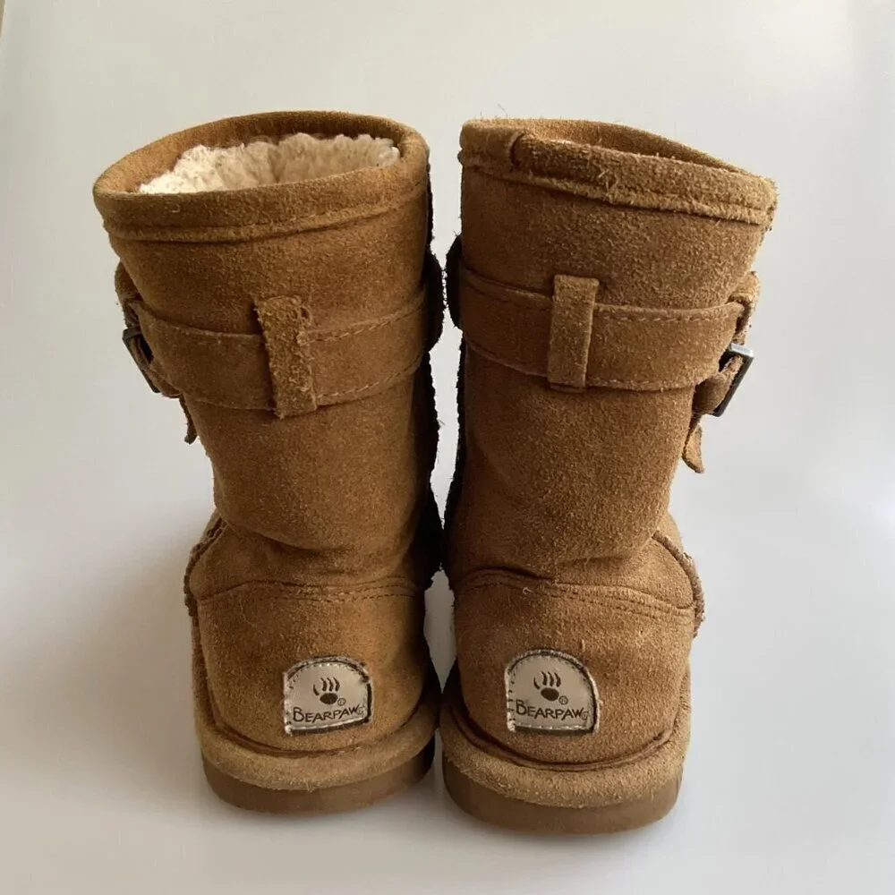 BEARPAW  BOOTS GIRLS SIZE 1 GUC